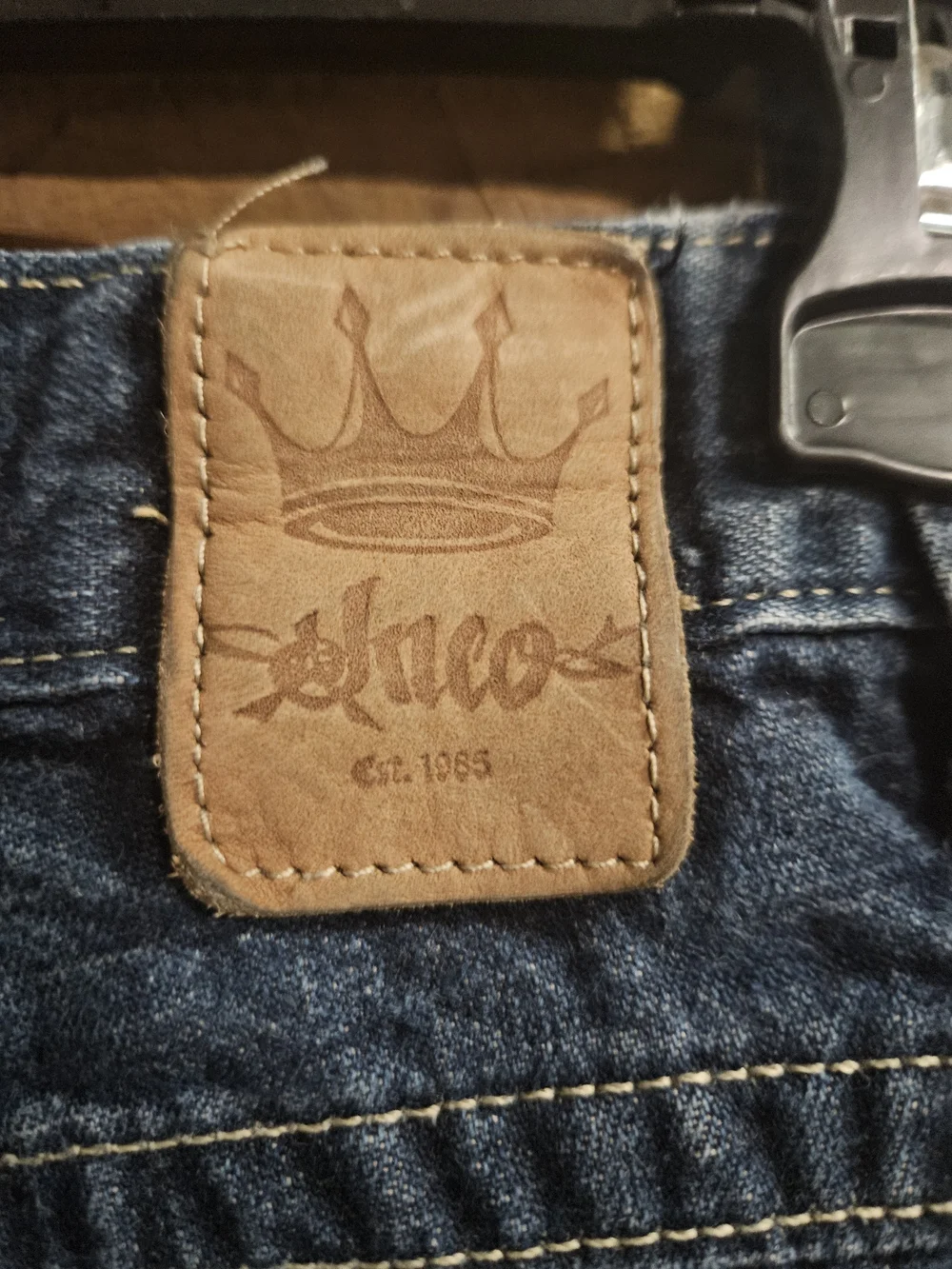 Vintage JNCO Kids Denim Shorts Size 10 Embroidered Jorts Bulldog Pocket Patch